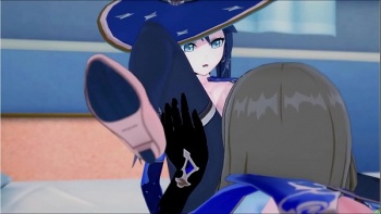 Аниме лесби видео