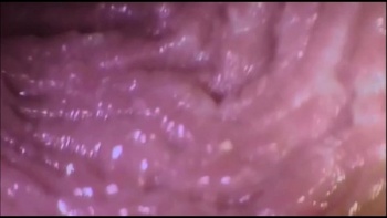 Девица без стеснения показывает свою выбритую вагину в камеру