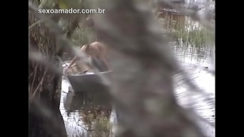 Домашние порно видео на природе